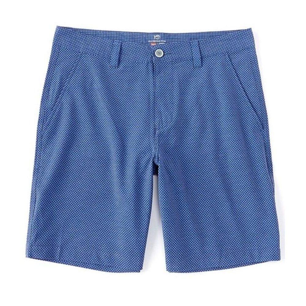 Southern Tide T3 Gulf Millcreek Polka Dot Performance Shorts size 28 9" inseam